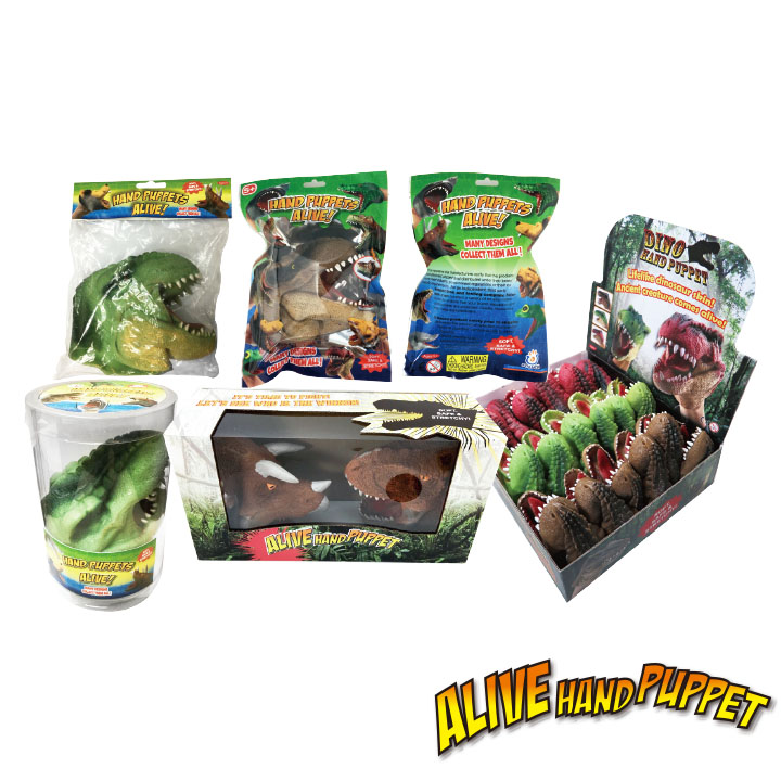Alive Hand Puppet Chameleons & Lizard F5160-1MCHD